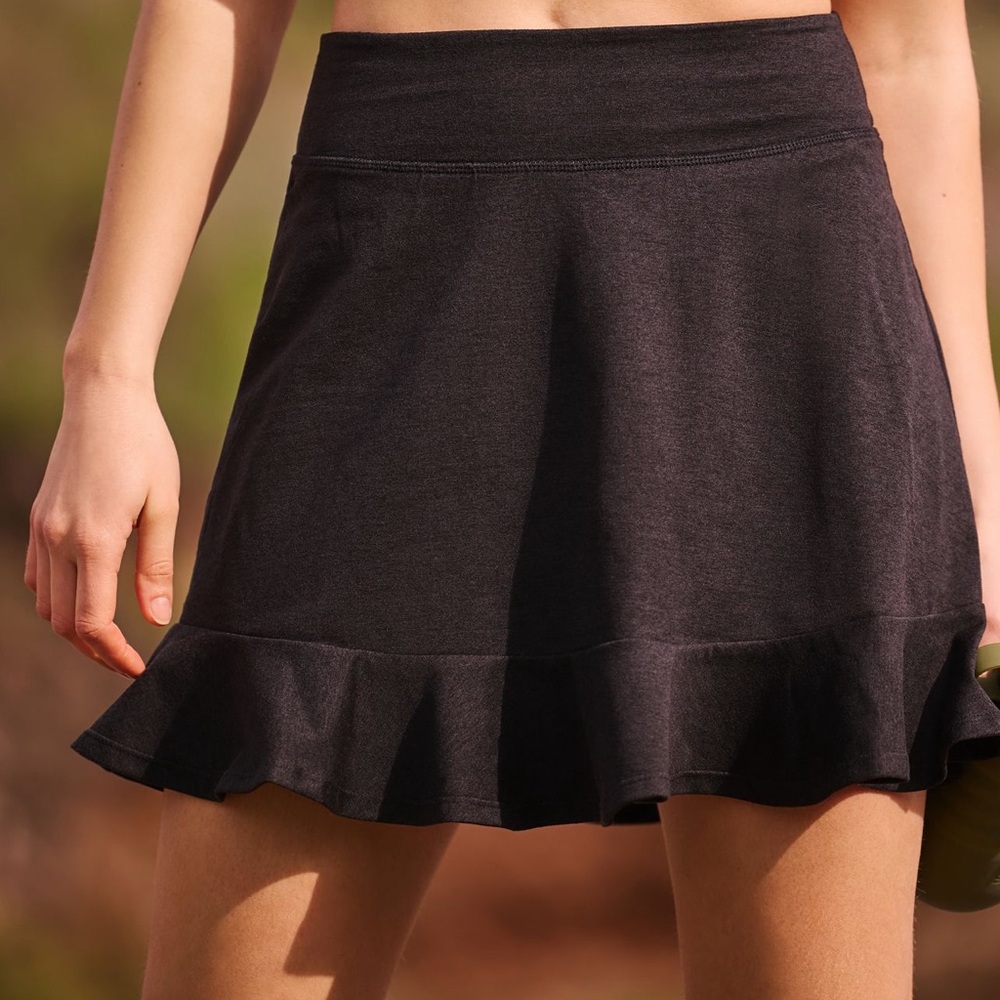 NWT Beyond Yoga Spacedye Dare to Flare Ruffle Skirt